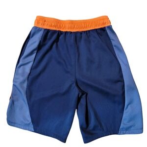AND1 Mens Basketball Shorts Navy Blue Orange Mesh Athletic Gym Size Small S
